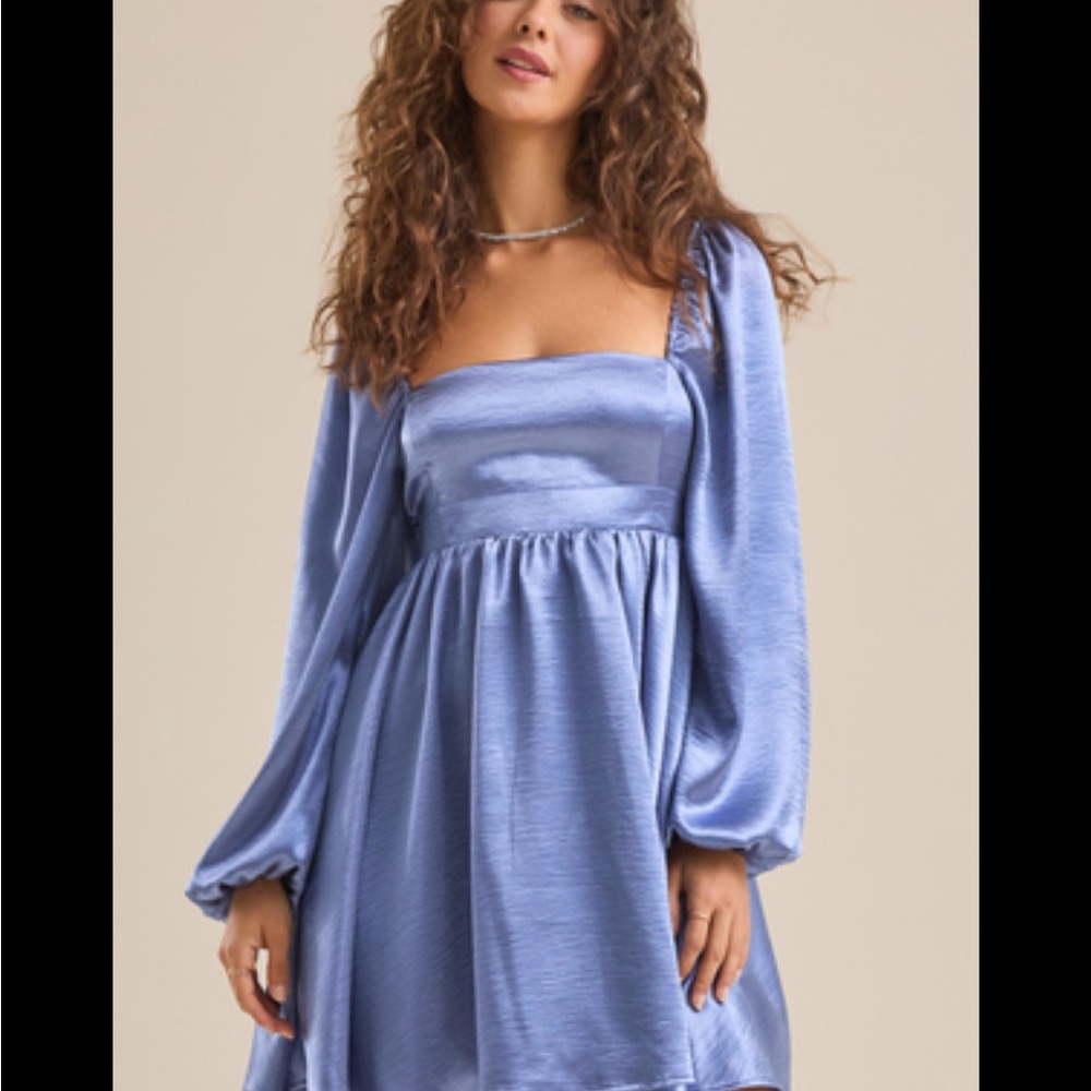 NWT Aaliyah Satin Mini Dress